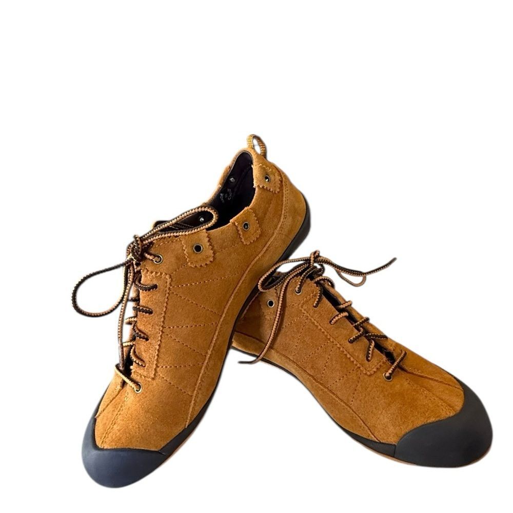 Mephisto Brown Suede Lace-Up Sneakers